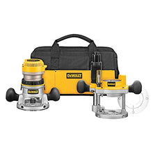 Load image into Gallery viewer, DEWALT Router, Fixed/Plunge Base Kit, Variable Speed, Soft Start, 2-1/4-HP (DW618PKB)
