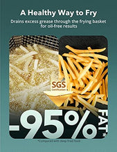 Load image into Gallery viewer, TaoTronics Air Fryer, Max XL 6 Quart 1750W 11-in-1 Airfryer Oven with Basket &amp; Touch Panel, 11 Preset Menus 50 Recipes Cookbook for Roast, Preheat, Bake, Nonstick Easy Clean, Black
