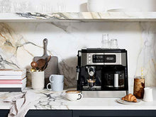 Load image into Gallery viewer, De'Longhi All-in-One Combination Coffee Maker &amp; Espresso Machine + Advanced Adjustable Milk Frother for Cappuccino &amp; Latte + Glass Coffee Pot 10-Cup, COM532M
