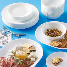 Load image into Gallery viewer, Corelle®| Winter Frost White 38pc Dinnerware Set | Service for 12 | Classic White |Easy-to-Clean | Triple-layer strong glass resistant to chips and cracks |Made in USA
