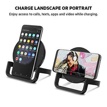 Load image into Gallery viewer, Belkin Boost Up Wireless Charging Stand 10W - Qi Wireless Charger for iPhone 11, 11 Pro, 11 Pro Max, Xs, XS Max, XR/Samsung Galaxy S9, S9+, Note9 / LG, Sony and More (Black) (F7U052dqBLK)
