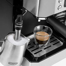 Load image into Gallery viewer, De'Longhi All-in-One Combination Coffee Maker &amp; Espresso Machine + Advanced Adjustable Milk Frother for Cappuccino &amp; Latte + Glass Coffee Pot 10-Cup, COM532M
