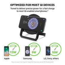 Load image into Gallery viewer, Belkin Boost Up Wireless Charging Stand 10W - Qi Wireless Charger for iPhone 11, 11 Pro, 11 Pro Max, Xs, XS Max, XR/Samsung Galaxy S9, S9+, Note9 / LG, Sony and More (Black) (F7U052dqBLK)
