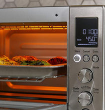 Load image into Gallery viewer, GE Convection Toaster Oven | Quartz Heating Technology | Large Capacity Toaster Oven Complete With 7 Cook Modes &amp; Oven Accessories | Countertop Kitchen Essentials | 1500 Watts | Stainless Steel
