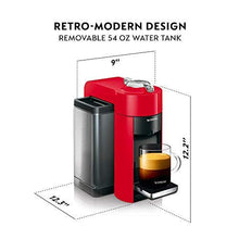 Load image into Gallery viewer, DeLonghi America, Inc ENV135R Nespresso Vertuo Evoluo Coffee and Espresso Machine, Red
