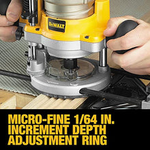 Load image into Gallery viewer, DEWALT Router, Fixed/Plunge Base Kit, Variable Speed, Soft Start, 2-1/4-HP (DW618PKB)
