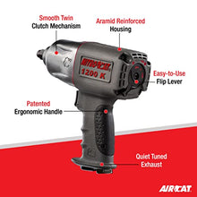 Load image into Gallery viewer, AIRCAT 1200-K 1/2-Inch Nitrocat Kevlar and Composite Twin Clutch Impact Wrench 1295 ft-lbs

