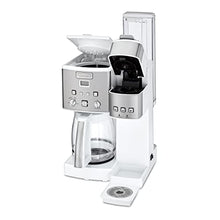 Load image into Gallery viewer, Cuisinart SS-15W Maker Coffee Center 12-Cup Coffeemaker and Single-Serve Brewer, White Stainless Steel
