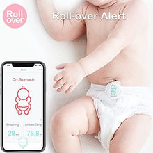 Load image into Gallery viewer, Sense-U Baby Breathing Monitor - HSA/FSA Approved - with Movement Temperature Smart Sensors: Tracks Baby&#39;s Breathing, Rollover Movement, Ambient Temperature with Audio Alerts on Smartphone (Green)

