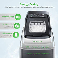 Load image into Gallery viewer, Dreamiracle Ice Maker Machine for Countertop, 33 lbs Bullet Ice Cube in 24H, 9 Ice Cubes Ready in 7-10 Minutes, 2.8L Ice Maker Machine with Ice Scoop and Basket
