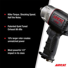 Load image into Gallery viewer, AIRCAT 1150 1/2-Inch Drive &quot;Killer Torque&quot; Composite Impact Wrench 1295 ft-lbs
