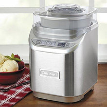 Load image into Gallery viewer, Cuisinart ICE-70 Electronic Ice Cream Maker, Brushed Chrome, Ice Cream Maker with Countdown Timer, With Countdown Timer
