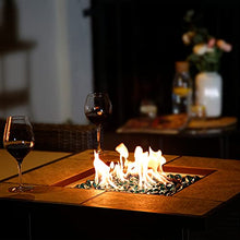 Load image into Gallery viewer, BALI OUTDOORS Propane Gas Fire Pit Table, 32 inch 50,000 BTU Square Gas Firepits for Outside, Brown
