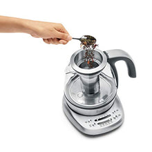 Load image into Gallery viewer, Breville BTM500CLR Smart Tea Infuser Compact Tea Maker, Brushed Stainless Steel 8.3" X 8.3" X 9.3"
