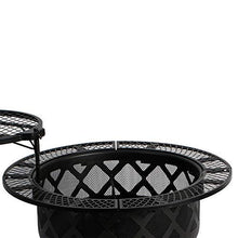 Load image into Gallery viewer, BALI OUTDOORS Wood Burning Fire Pit with Quick Removable Cooking Grill, Black, 32in
