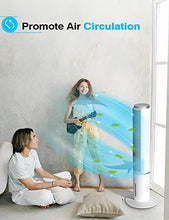 Load image into Gallery viewer, Evaporative Cooler - AGILLY 43&#39;&#39; Portable Air Conditioner &amp; Cooling Tower Fan w/ 70°Oscillation, 4 Modes, Air Cooler/Humidifier with 4 Ice Packs, 12H Timer, Remote Control for Indoor Home Office
