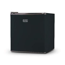 Load image into Gallery viewer, BLACK+DECKER BCRK17B Compact Refrigerator Energy Star Single Door Mini Fridge with Freezer, 1.7 Cubic Feet, Black

