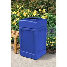 Load image into Gallery viewer, 42 Gallon Square Waste Container Color: Blue
