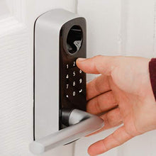 Load image into Gallery viewer, ULTRALOQ Lever The Most Advanced Smart Lock + Bridge WiFi Adaptor, Keyless Entry Bluetooth Fingerprint Digital Keypad Door Lock with Reversible Handle, Works with Alexa, Google Assistant, IFTTT
