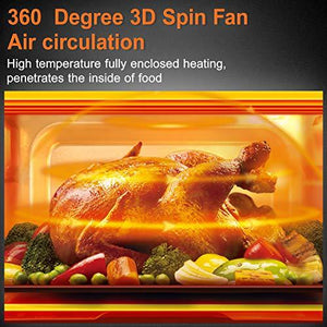 10-in-1 Air Fryer Oven, 20 Quart Airfryer Toaster Oven Combo, 1800W Large Air Fryers, Convection Toaster Oven with Rotisserie Dehydrator, ETL Certified