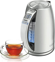 Load image into Gallery viewer, Cuisinart CPK-17 PerfecTemp 1.7-Liter Cordless Electric Kettle, Stainless Steel
