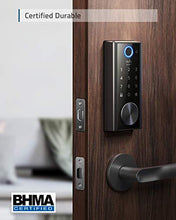 Load image into Gallery viewer, eufy Security Smart Lock Touch, Fingerprint Scanner, Keyless Entry Door Lock, Bluetooth Electronic Deadbolt, Touchscreen Keypad, IP65 Weatherproofing, Compatible with Wi-Fi Bridge (Sold Separately)
