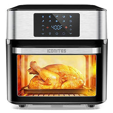 Load image into Gallery viewer, 10-in-1 Air Fryer Oven, 20 Quart Airfryer Toaster Oven Combo, 1800W Large Air Fryers, Convection Toaster Oven with Rotisserie Dehydrator, ETL Certified
