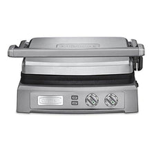 Load image into Gallery viewer, Cuisinart GR-150P1 GR-150 Griddler Deluxe, Brushed Stainless
