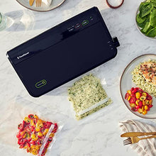 Load image into Gallery viewer, FoodSaver Vacuum Sealer Machine with Automatic Bag Detection, Sealer Bags and Roll, and Handheld Vacuum Sealer for Airtight Food Storage and Sous Vide, Silver
