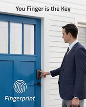 Load image into Gallery viewer, eufy Security Smart Lock Touch &amp; Wi-Fi, Fingerprint Scanner, Keyless Entry Door Lock, Smart Wi-Fi Lock, Bluetooth Electronic Deadbolt, Touchscreen Keypad, BHMA Certified, IP65 Weatherproofing

