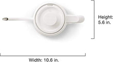 Load image into Gallery viewer, BALMUDA The Kettle | Electric Lightweight Gooseneck Kettle | Stainless Steel | 0.6L (20fl oz) Capacity | Neon Light Indicator | Perfect for Tea and Coffee | K02H-WH | White | US Version
