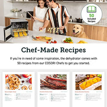 Load image into Gallery viewer, COSORI Food Dehydrator (50 Recipes) for Jerky, Vegetables Fruit, Meat, Dog Treats, Herbs, and Yogurt, Dryer Machine with Temperature Control, 6 Stainless Steel Trays, ETL Listed, Silver
