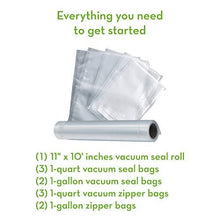Load image into Gallery viewer, FoodSaver V4400 2-in-1 Vacuum Sealer Machine with Automatic Bag Detection and Starter Kit | Safety Certified | Black and Silver

