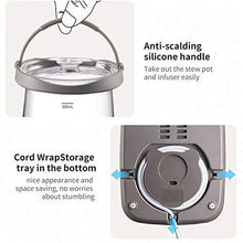 Load image into Gallery viewer, Bear YSH-C18R1 Health- Care Beverage Tea Maker and Kettle, Durable 316 Stainless Steel &amp; Glass Brew Cooker Master,8-in-1 Programmable, 4 Range Temperature Warming Function,1.8L,Pink
