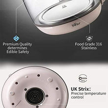 Load image into Gallery viewer, Bear YSH-C18R1 Health- Care Beverage Tea Maker and Kettle, Durable 316 Stainless Steel &amp; Glass Brew Cooker Master,8-in-1 Programmable, 4 Range Temperature Warming Function,1.8L,Pink
