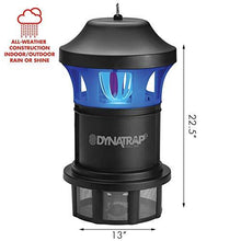 Load image into Gallery viewer, DynaTrap DT1775 1 Acre XL Mosquito and Insect Trap with AtraktaGlo Light - Black
