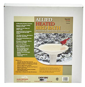 API Heated Birdbath Heated Bird Bath with Mounting Hardware (Item No. 600)