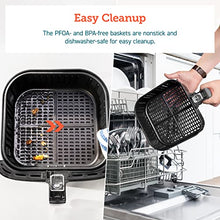 Load image into Gallery viewer, COSORI Smart Air Fryer xl 5.8QT 13-in-1 cooker (800+ Online &amp; 100 Paper Recipes) can Air Fry, Roast, Bake, Digital Works with Alexa &amp; Google Assistant, 1700W, Large Dishwasher-Safe Square Basket
