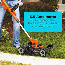 Load image into Gallery viewer, BLACK+DECKER 3-in-1 String Trimmer/Edger &amp; Lawn Mower, 6.5-Amp, 12-Inch, Corded (MTE912) (Power cord not included)
