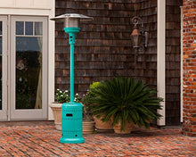 Load image into Gallery viewer, Fire Sense 61130 Powder Coated Patio Heater 46000 BTU, 18"L x 33"W x 87"H - Aqua Blue
