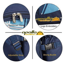 Load image into Gallery viewer, apollo walker Picnic Backpack Bag for 2 Person with Cooler Compartment, Detachable Bottle/Wine Holder, Fleece Blanket, Plates and Cutlery (Blue)
