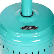 Load image into Gallery viewer, Fire Sense 61130 Powder Coated Patio Heater 46000 BTU, 18"L x 33"W x 87"H - Aqua Blue
