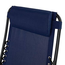 Load image into Gallery viewer, Caravan Canopy Infinity Zero Gravity Steel Frame Patio Deck Chair, Blue (Pair)
