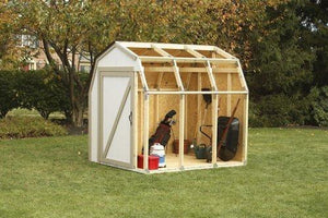 2x4basics 90190MI Custom Shed Kit with Barn Roof