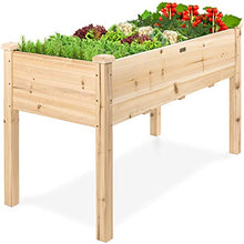 Load image into Gallery viewer, Best Choice Products 48x24x30in Raised Garden Bed, Elevated Wood Planter Box Stand for Backyard, Patio, Balcony w/Bed Liner, 200lb Capacity
