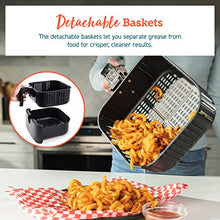 Load image into Gallery viewer, COSORI Smart Air Fryer xl 5.8QT 13-in-1 cooker (800+ Online &amp; 100 Paper Recipes) can Air Fry, Roast, Bake, Digital Works with Alexa &amp; Google Assistant, 1700W, Large Dishwasher-Safe Square Basket
