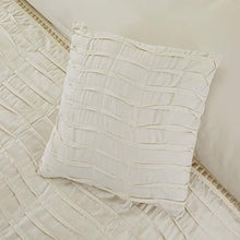 Load image into Gallery viewer, Amrapur Overseas Antonella 8-Piece Pleated Comforter Set, Queen, Beige
