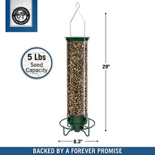 Load image into Gallery viewer, Droll Yankees YF-M Yankee Flipper Squirrel-Proof Bird Feeder, 17.25", Green
