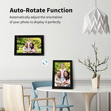 Load image into Gallery viewer, AEEZO WiFi Digital Picture Frame, IPS Touch Screen Smart Cloud Photo Frame with 16GB Storage, Easy Setup to Share Photos or Videos via Free Frameo APP, Auto-Rotate, Wall Mountable (9 inch Black)
