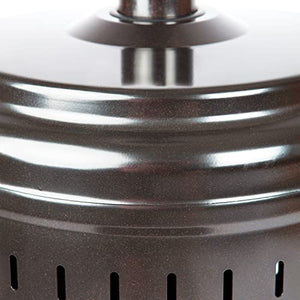 Amazon Basics 46,000 BTU Outdoor Propane Patio Heater with Wheels, Commercial & Residential - Havana Bronze